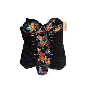 Meet Curve Women 2XL Swimsuit-one-piece NWT Resort Summer Plus Size Vacation